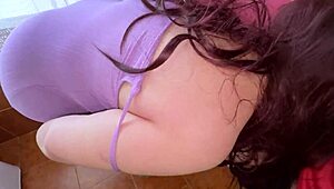 bbw stepmom's fat tits ass and hopes explode in justified homemade milf sex ballooning