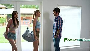 pimping out my tight virgin stepsis to ride stepuncle's cock and save daddy's seat