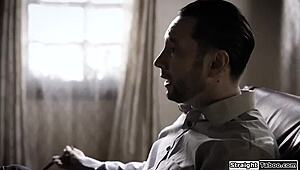 Psychiatrist Face Fucks Submissive Teen Patient Deepthroat Domination!