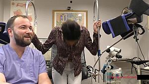 hey miss mars, ready to be our electrical e-stim guinea pig in this gyno exam?