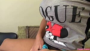 hot tranny vitoria neves bounces her ass wildly on that thick dildo