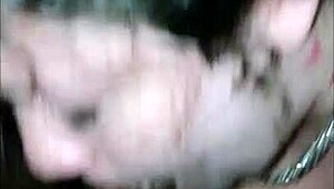 Young Babe Devours Huge Cock for Epic Facial