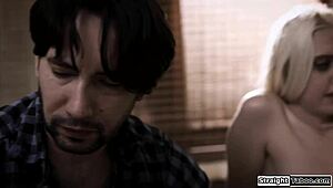 stepdaughter's tight holes stretched by stepdad and doctor in dp fisting